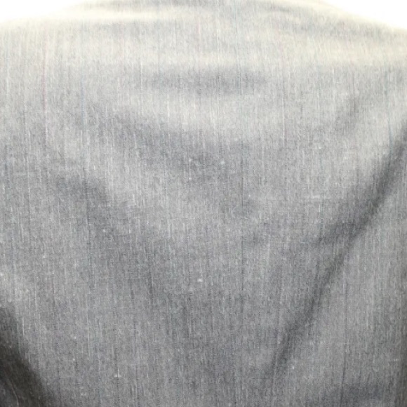 Pierre Cardin Men Blazer Gray Pin Stripe 38R Wool Blend Double Breasted Lined - Picture 13 of 15